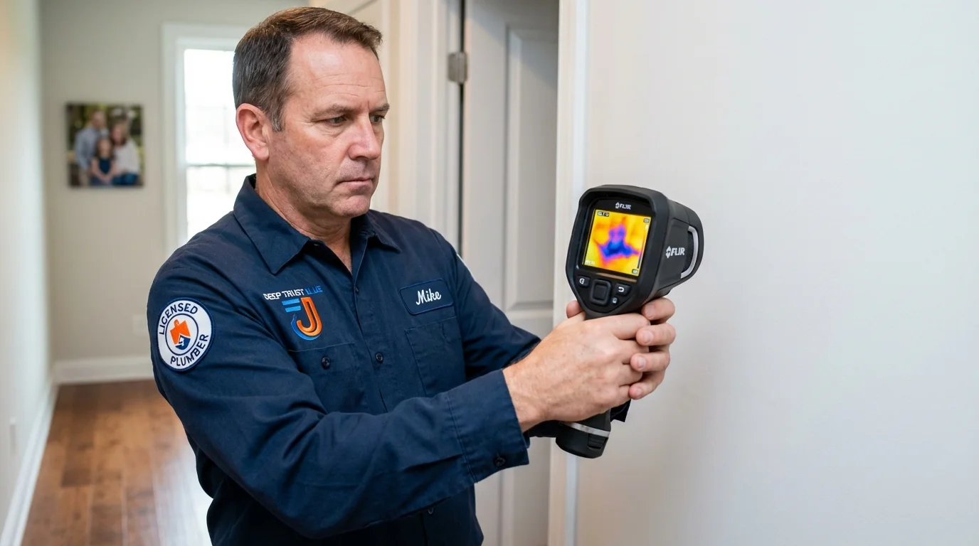 Thermal imaging leak detection by Johns Plumbing LLC in Nome